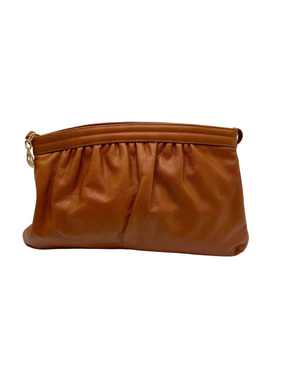 Morris Moskowitz Brown Leather Tote Bag